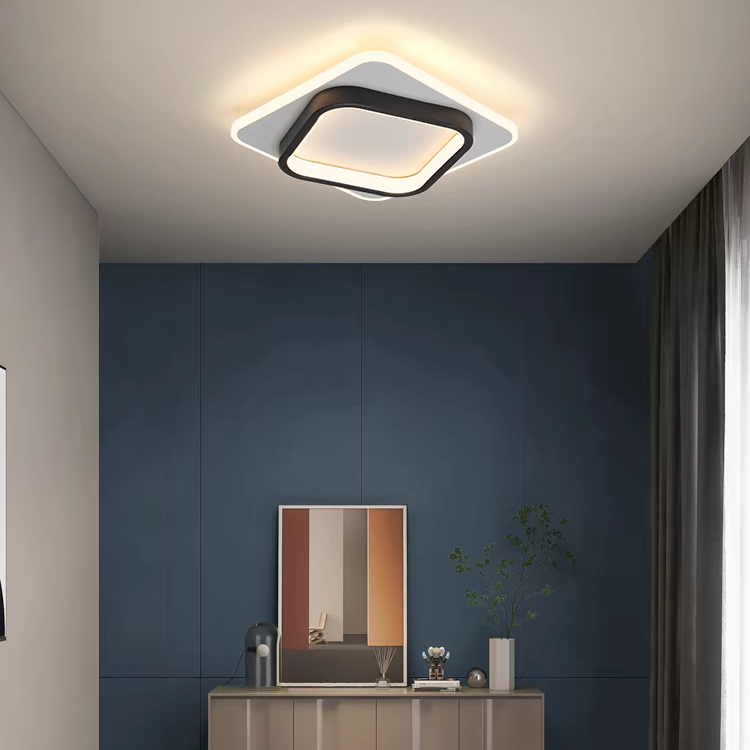 Lámpara de Techo LED Cuadrada Moderna para Salón – Iluminación Eficiente y Estilo Contemporáneo 2