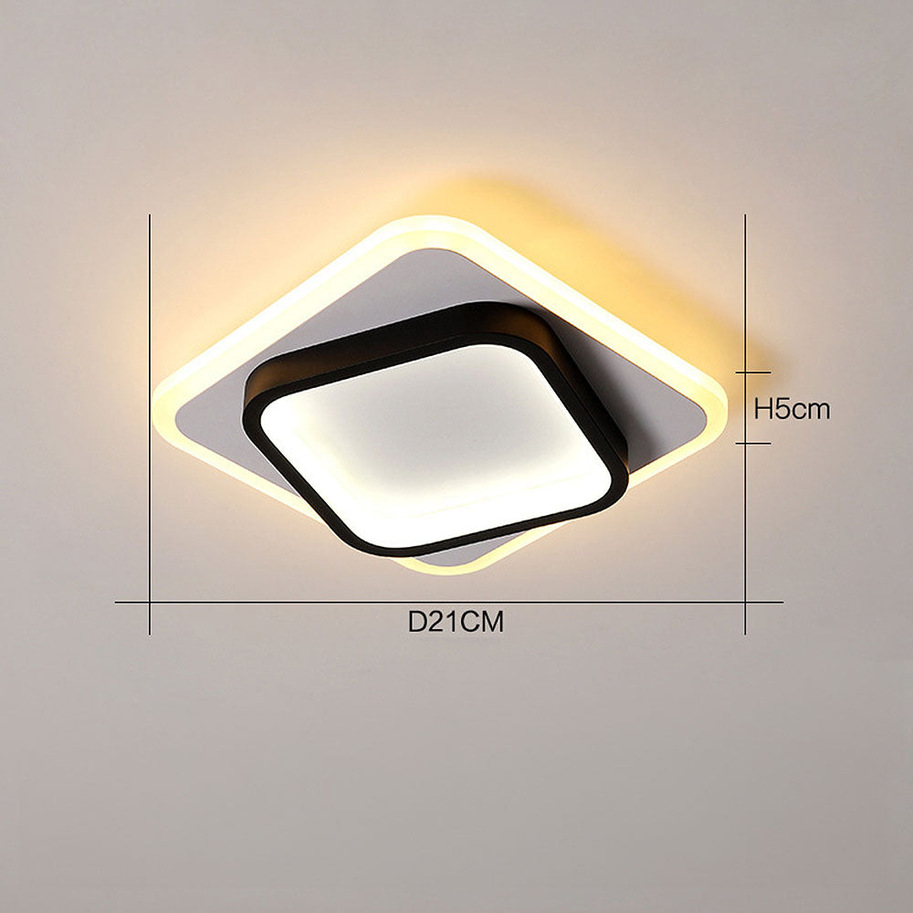Lámpara de Techo LED Cuadrada Moderna para Salón – Iluminación Eficiente y Estilo Contemporáneo 3