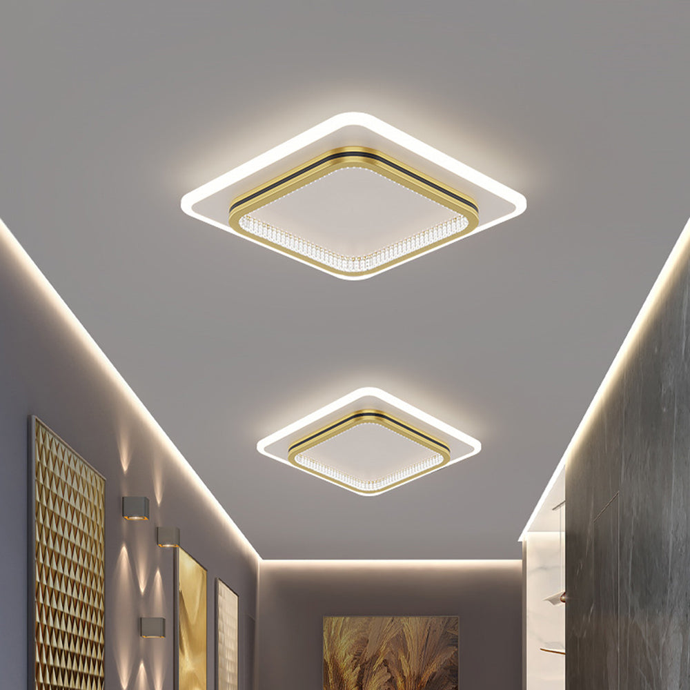 Lámpara de Techo LED Cuadrada para Dormitorio – Iluminación Moderna y Elegante 0