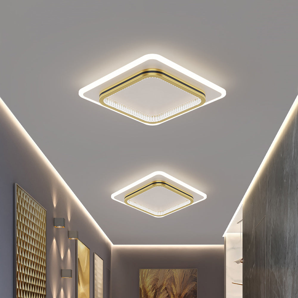 Lámpara de Techo LED Cuadrada para Dormitorio – Iluminación Moderna y Elegante 1