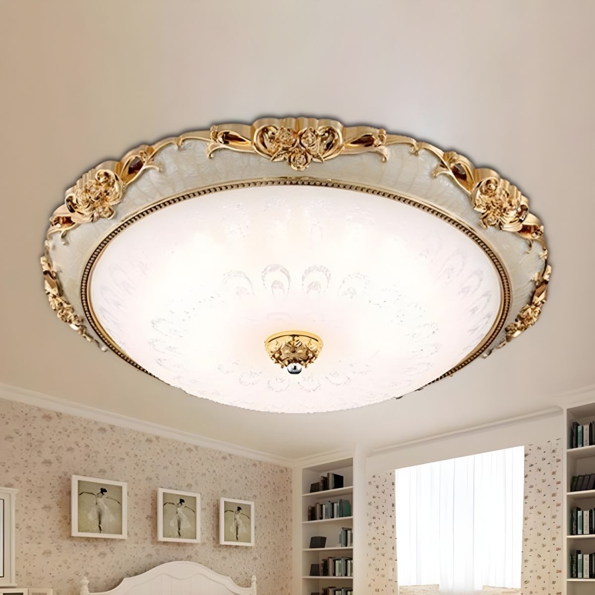 Lámpara de Techo LED Empotrada Moderna de Vidrio – Iluminación Brillante y Eficiente para Hogar 1