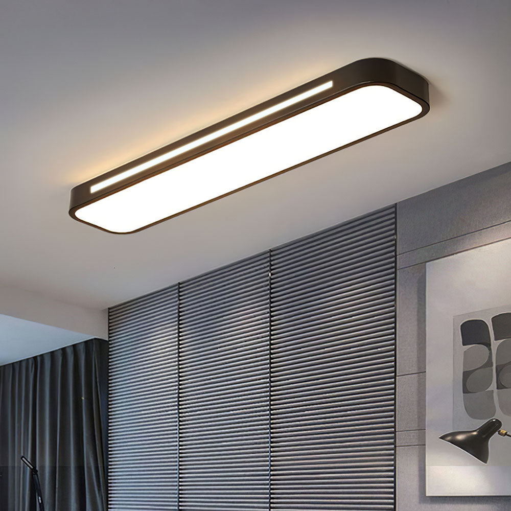 Lámpara de Techo LED Larga Minimalista Moderna de Hierro y Acrílico – Iluminación Eficiente para Hogar y Oficina 11