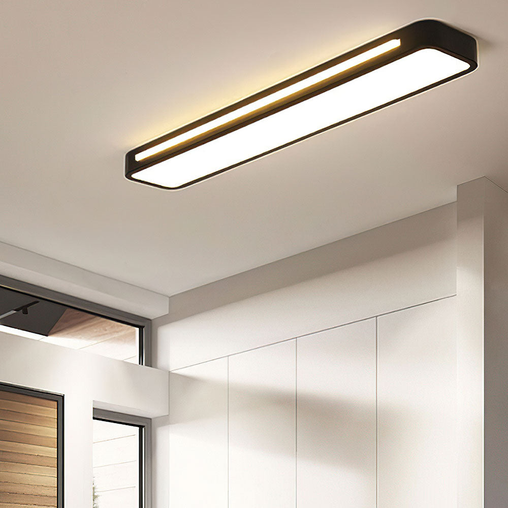 Lámpara de Techo LED Larga Minimalista Moderna de Hierro y Acrílico – Iluminación Eficiente para Hogar y Oficina 12