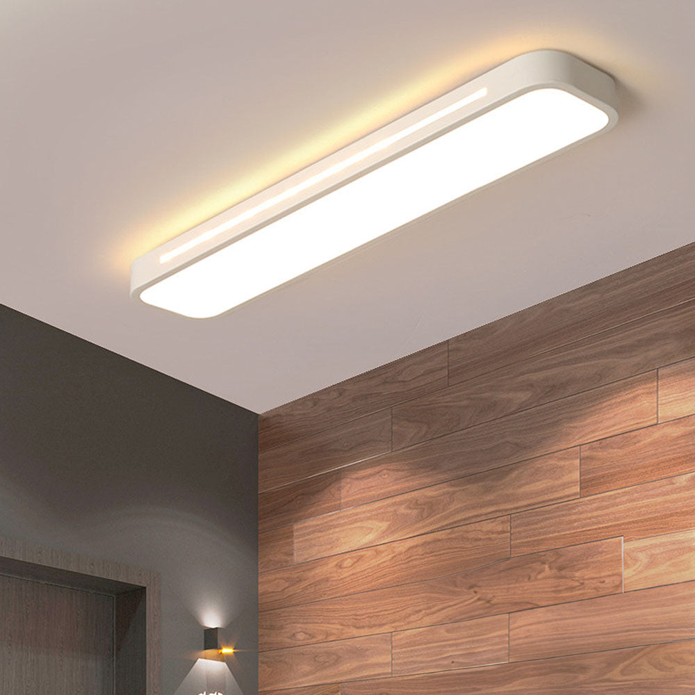 Lámpara de Techo LED Larga Minimalista Moderna de Hierro y Acrílico – Iluminación Eficiente para Hogar y Oficina 14