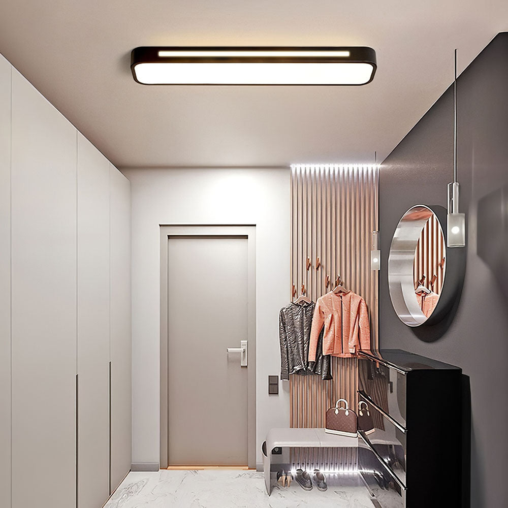 Lámpara de Techo LED Larga Minimalista Moderna de Hierro y Acrílico – Iluminación Eficiente para Hogar y Oficina 6