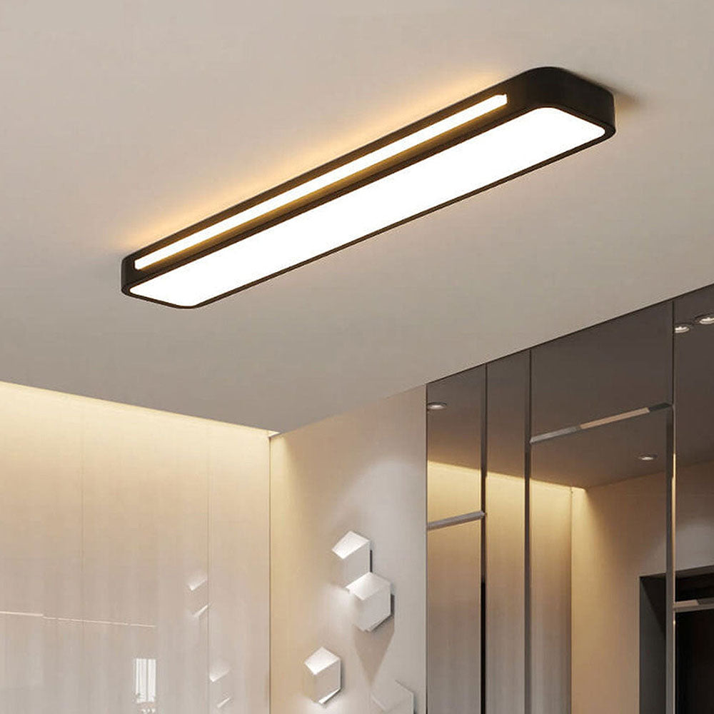 Lámpara de Techo LED Larga Minimalista Moderna de Hierro y Acrílico – Iluminación Eficiente para Hogar y Oficina 7