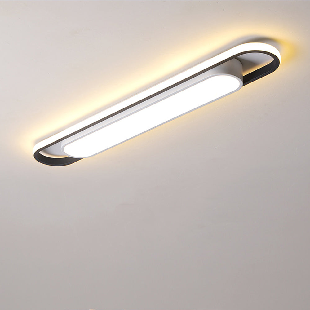 Lámpara de Techo LED Larga para Pasillo, Iluminación Eficiente y Estilizada 6