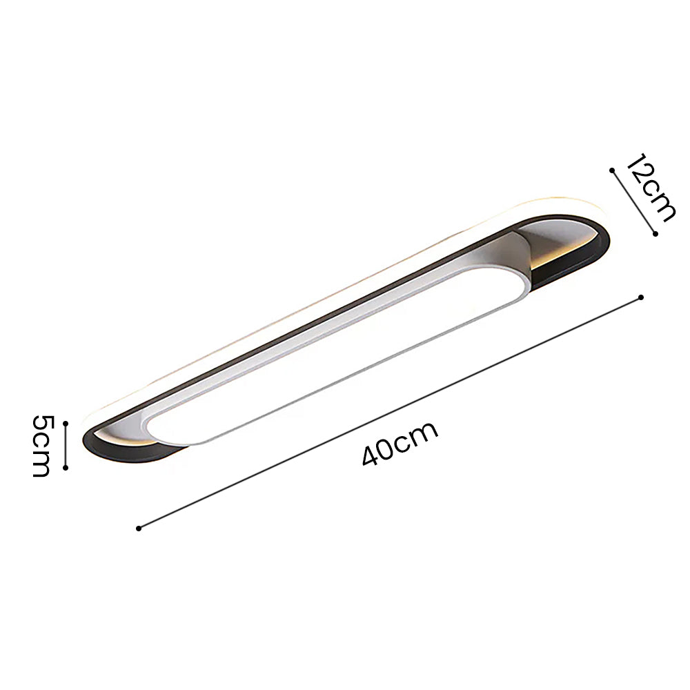 Lámpara de Techo LED Larga para Pasillo, Iluminación Eficiente y Estilizada 7