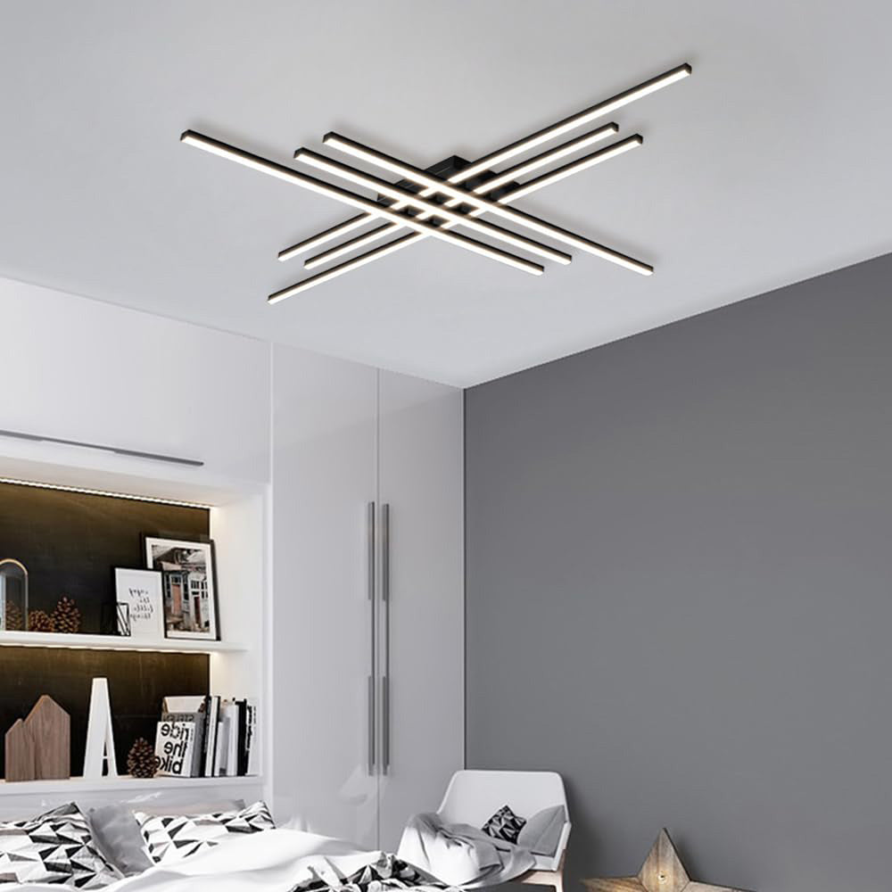 Lámpara de Techo LED Minimalista de Hierro Industrial para Sala de Estar - Iluminación Eficiente y Elegante 7