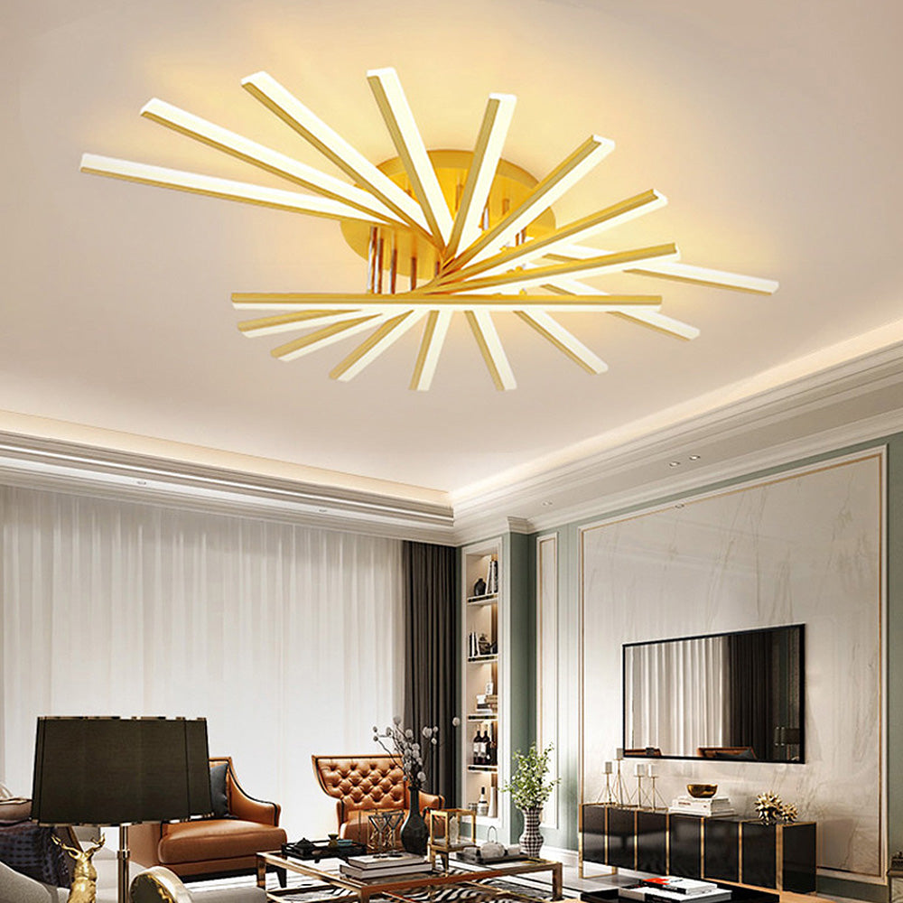 Lámpara de Techo LED Minimalista de Metal Escandinavo – Diseño Moderno y Elegante 16