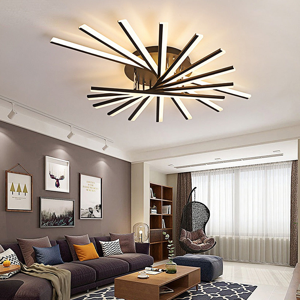 Lámpara de Techo LED Minimalista de Metal Escandinavo – Diseño Moderno y Elegante 8