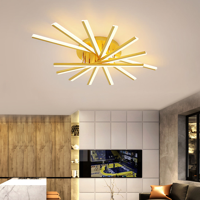 Lámpara de Techo LED Minimalista de Metal Escandinavo – Diseño Moderno y Elegante 9