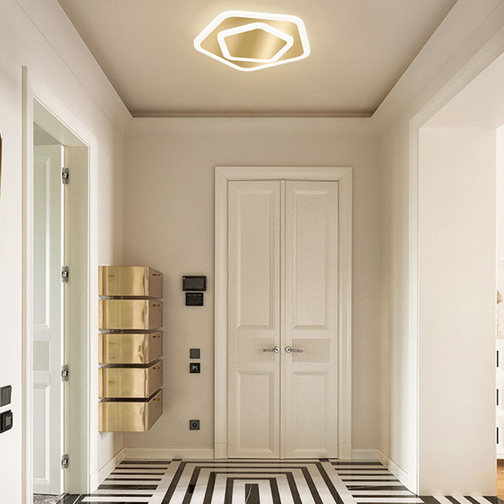 Lámpara de Techo LED Minimalista en Metal para Dormitorio – Iluminación Moderna y Eficiente 12