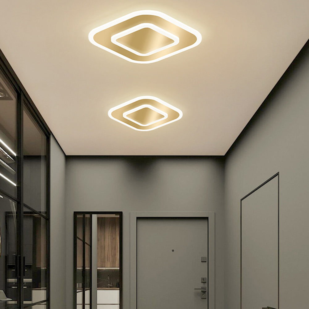 Lámpara de Techo LED Minimalista en Metal para Dormitorio – Iluminación Moderna y Eficiente 4
