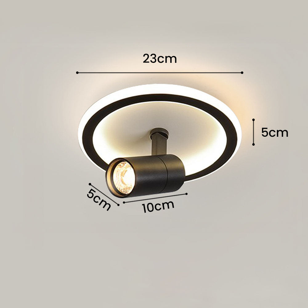 Lámpara de Techo LED Moderna Redonda y Cuadrada 30W para Interiores – Iluminación Eficiente y Diseño Versátil 8