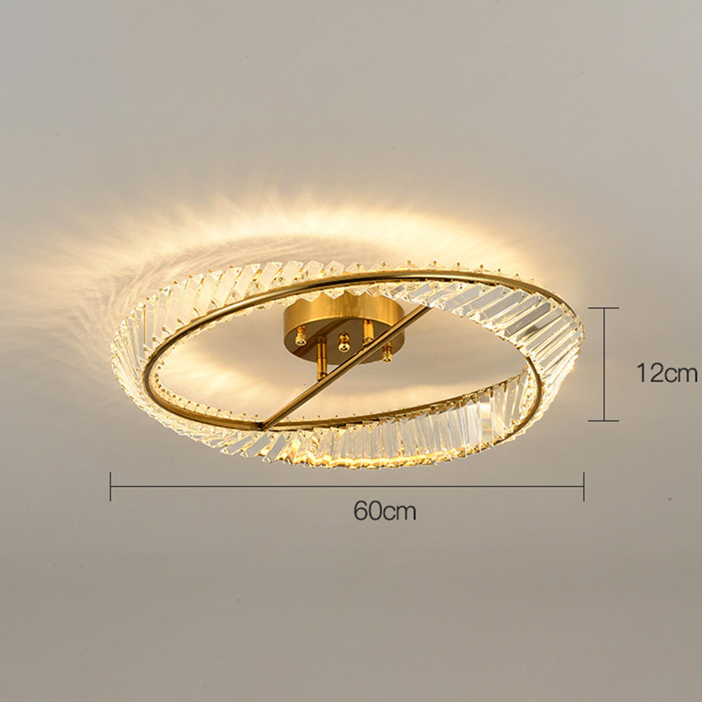 Lámpara de Techo LED Moderna con Cristales y Cambio de Color – Eficiente y Elegante 8
