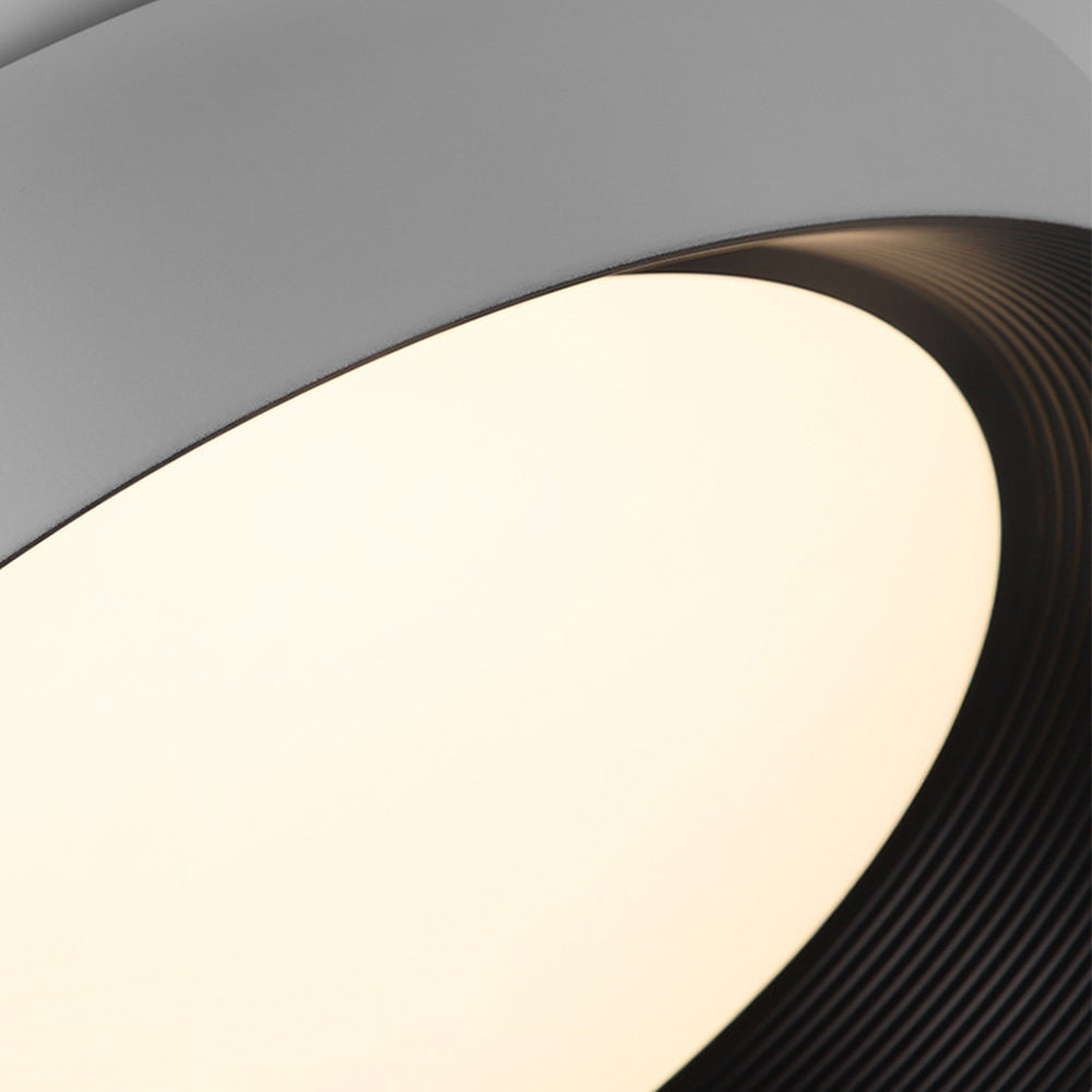 Lámpara de Techo LED Moderna de Metal, Montaje Empotrado, Luz de Techo Negra 4