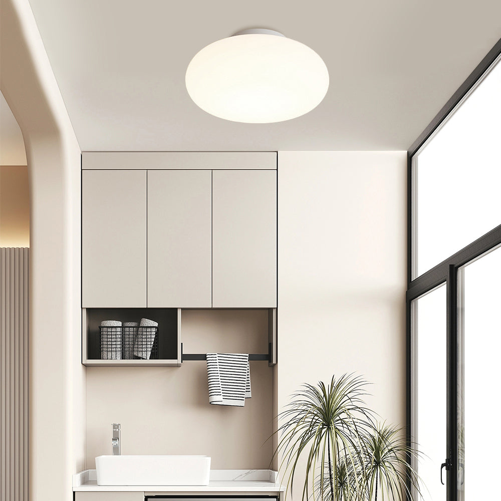 Lureza - Lámpara de Techo LED Moderna de PE para Dormitorio - Diseño Elegante y Eficiente
