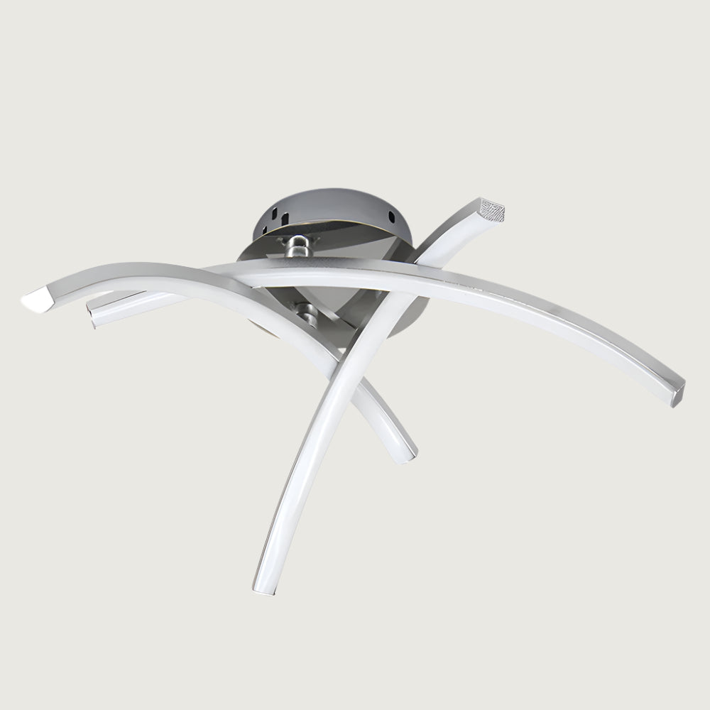 Lámpara de Techo LED Moderna en Forma de Tridente para Dormitorio – Diseño Creativo y Eficiente 3