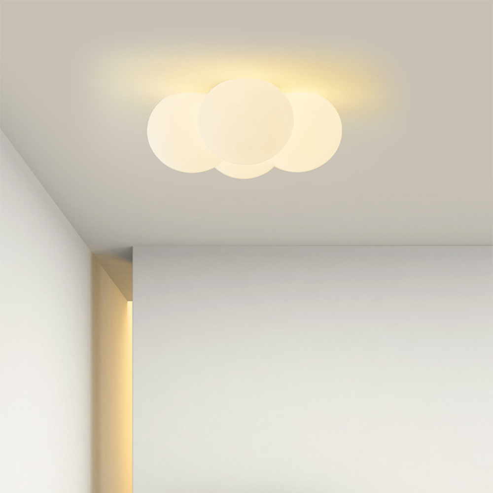 Lámpara de Techo LED Nórdica en Forma de Nube - Iluminación Cálida y Contemporánea 1