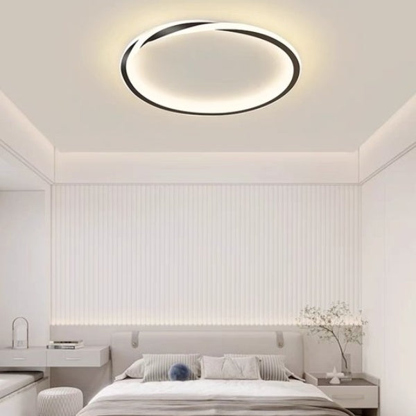 Lámpara de Techo LED Redonda Minimalista 40W - Iluminación Moderna para Dormitorio y Sala de Estar 10