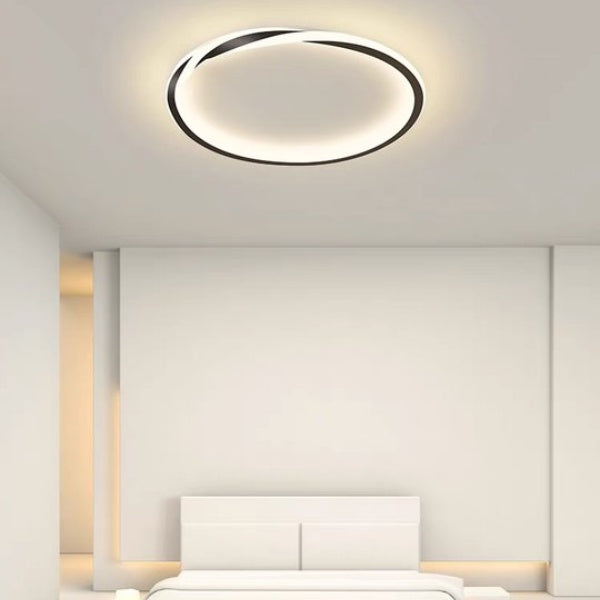 Lámpara de Techo LED Redonda Minimalista 40W - Iluminación Moderna para Dormitorio y Sala de Estar 11