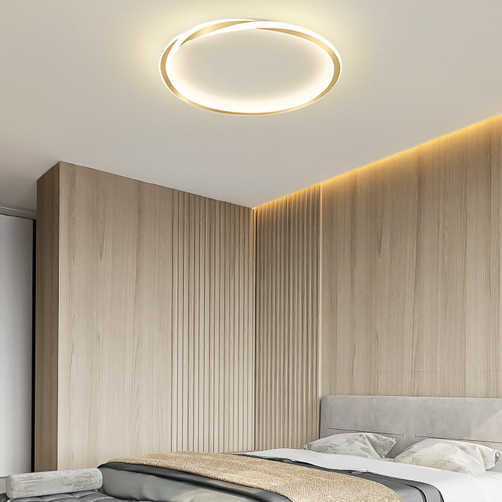 Alvyn - Lámpara de Techo LED Redonda Minimalista 40W - Iluminación Moderna para Dormitorio y Sala de Estar