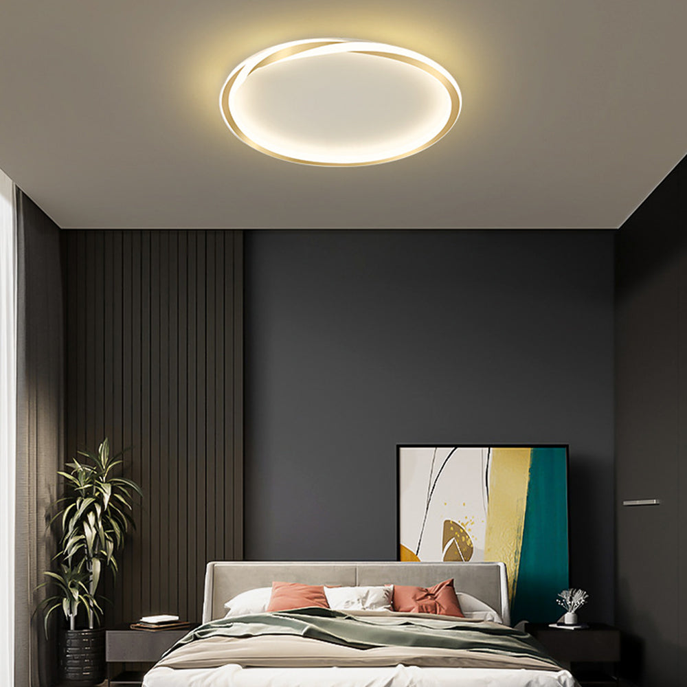 Lámpara de Techo LED Redonda Minimalista 40W - Iluminación Moderna para Dormitorio y Sala de Estar 2