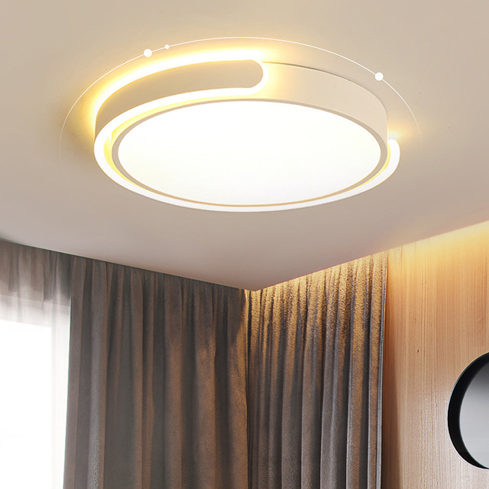 Lámpara de Techo LED Redonda Minimalista de Acrílico para Dormitorio 1