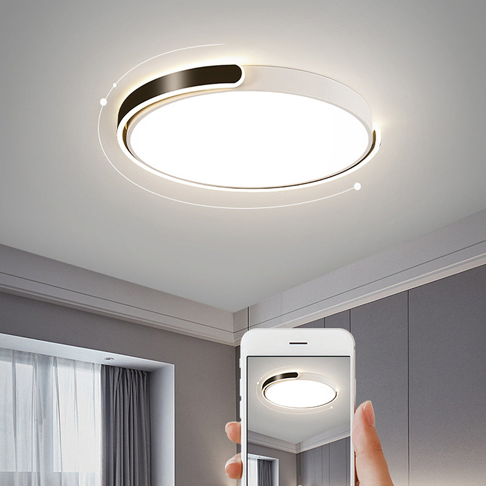 Lámpara de Techo LED Redonda Minimalista de Acrílico para Dormitorio 11