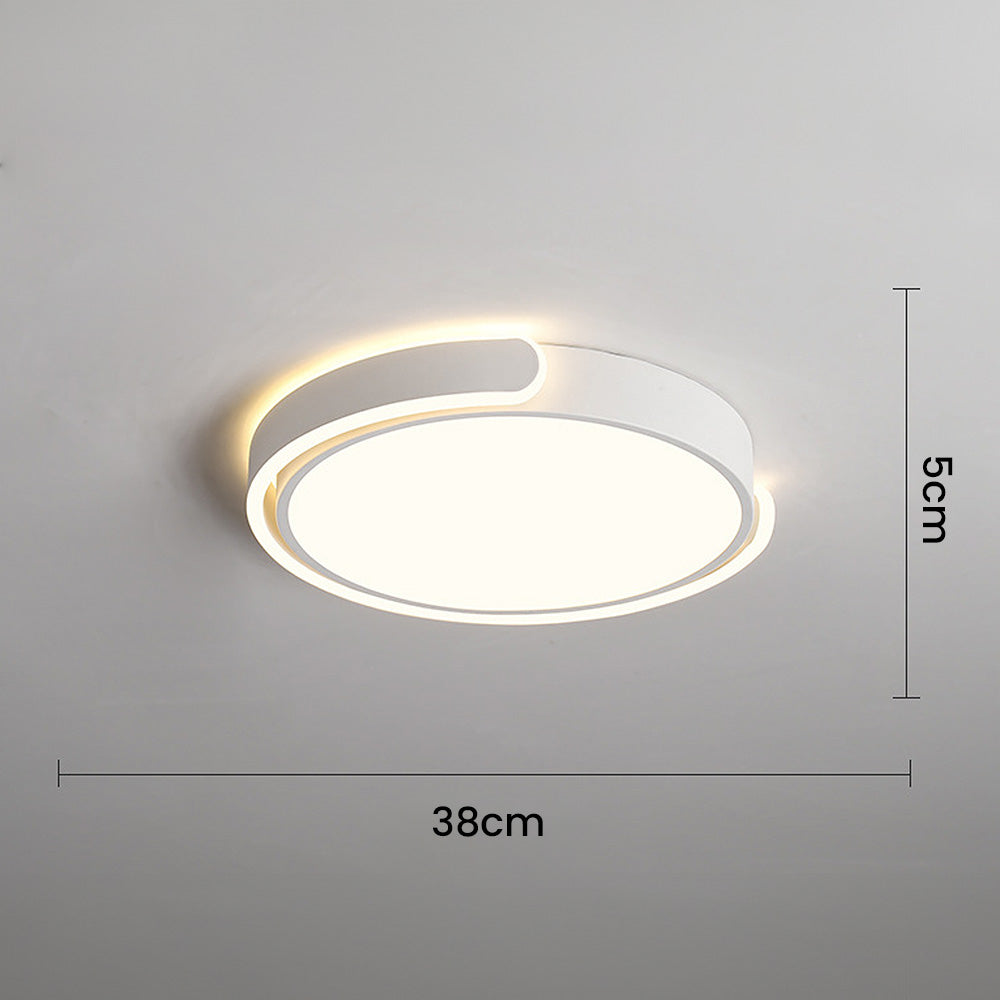 Lámpara de Techo LED Redonda Minimalista de Acrílico para Dormitorio 4