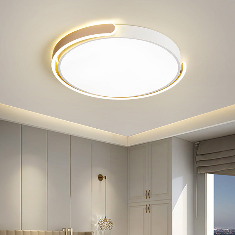 Lámpara de Techo LED Redonda Minimalista de Acrílico para Dormitorio 9