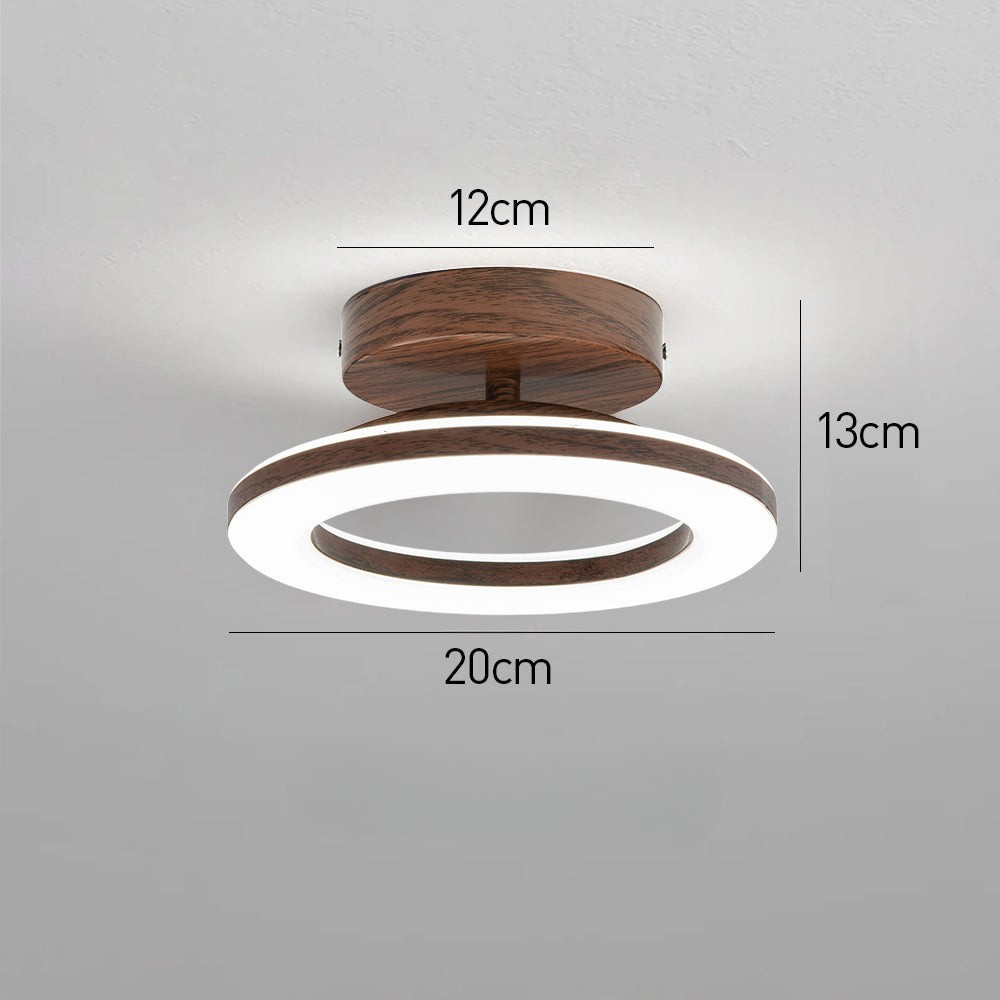 Ileno - Lámpara de Techo LED Redonda de Acrílico - Diseño Moderno y Minimalista - 12W y 19W - Ideal para Entrada y Pasillos