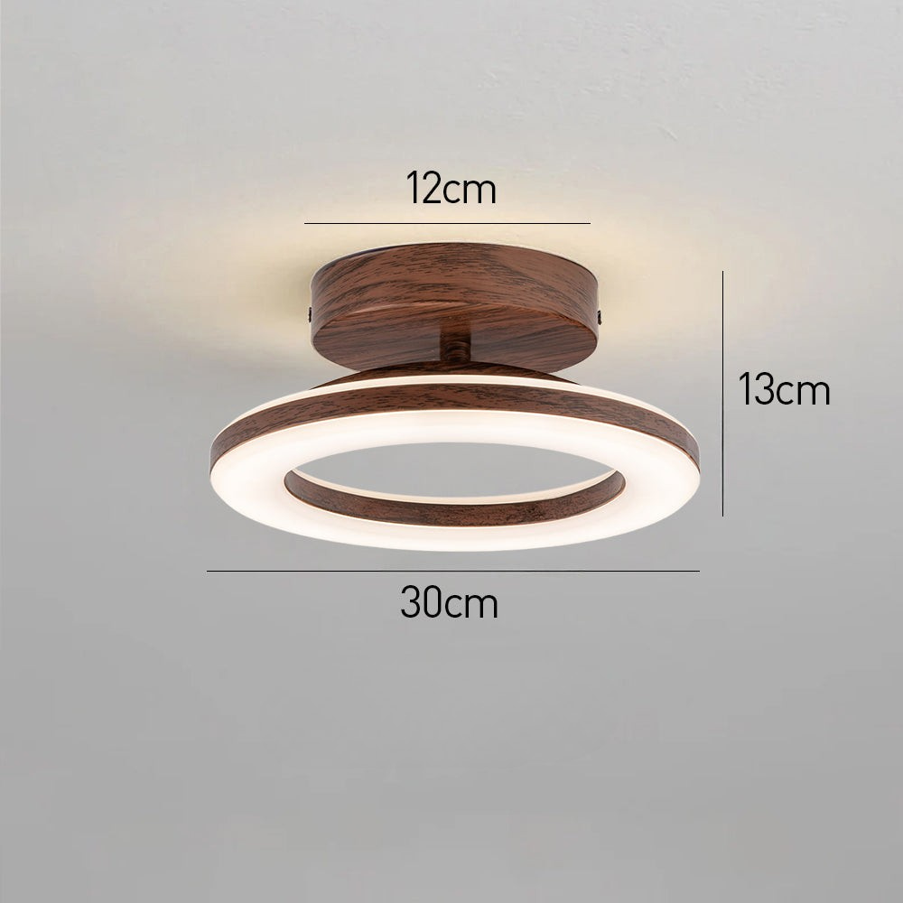 Ileno - Lámpara de Techo LED Redonda de Acrílico - Diseño Moderno y Minimalista - 12W y 19W - Ideal para Entrada y Pasillos