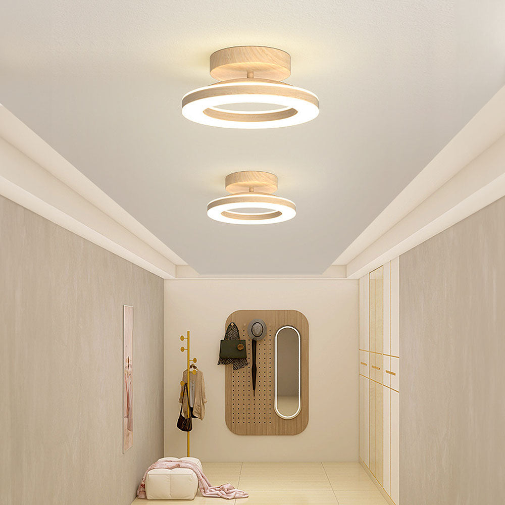 Lámpara de Techo LED Redonda de Acrílico, Diseño Moderno y Minimalista, 12W y 19W, Ideal para Entrada y Pasillos 8