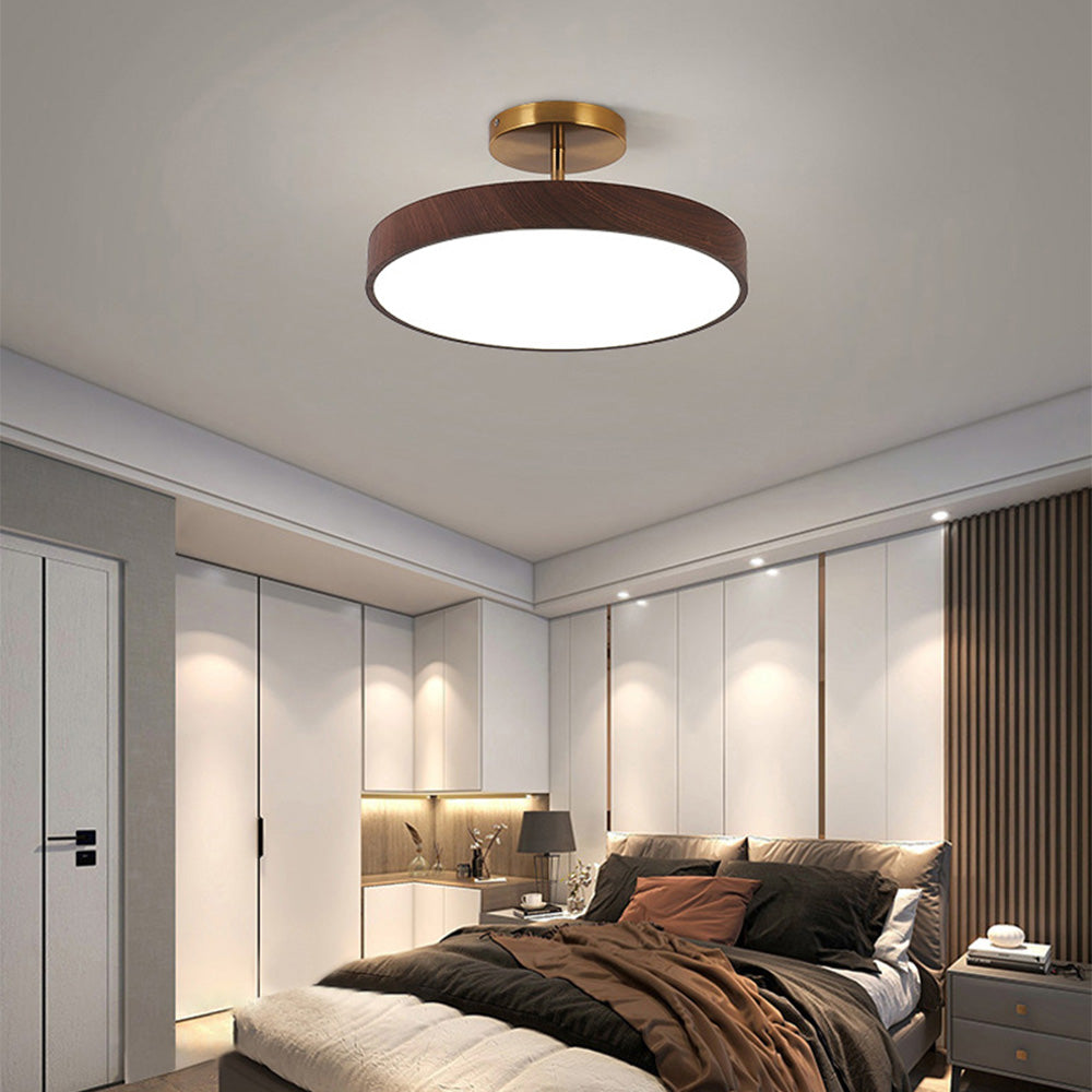 Lámpara de Techo LED Semi-Flush Moderna para Comedores y Salas, Iluminación Eficiente y Diseño Contemporáneo 0