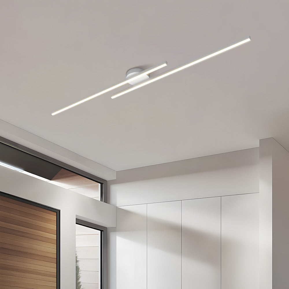 Lámpara de Techo LED Semicircular de Aluminio para Sala de Estar – Diseño Moderno y Minimalista 10