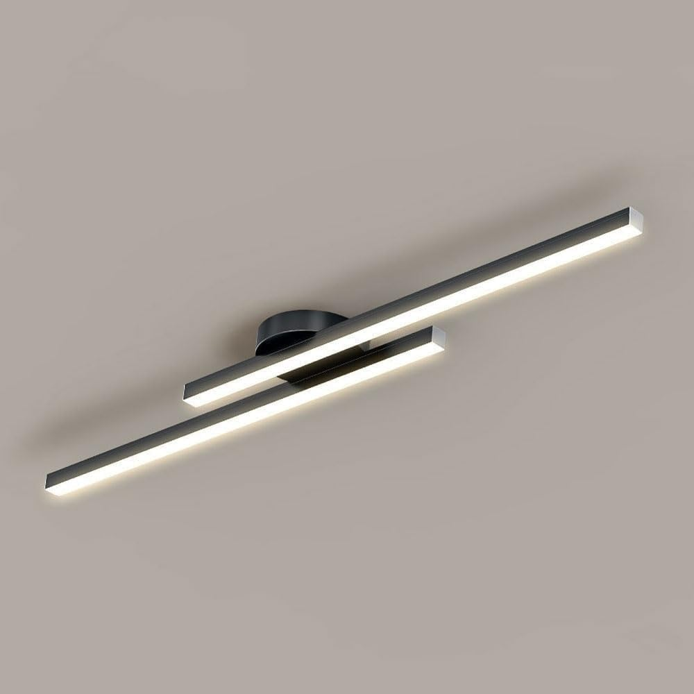 Velari - Lámpara de Techo LED Semicircular de Aluminio para Sala de Estar - Diseño Moderno y Minimalista