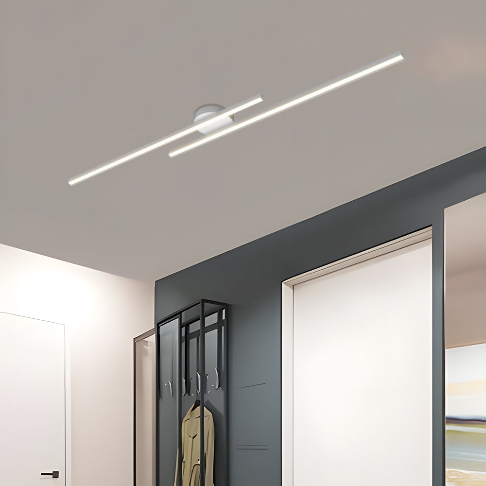 Lámpara de Techo LED Semicircular de Aluminio para Sala de Estar – Diseño Moderno y Minimalista 9