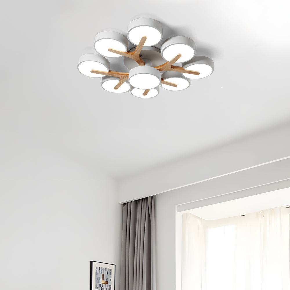 Lámpara de Techo LED de Acrílico Moderno y Elegante para Sala de Estar 21