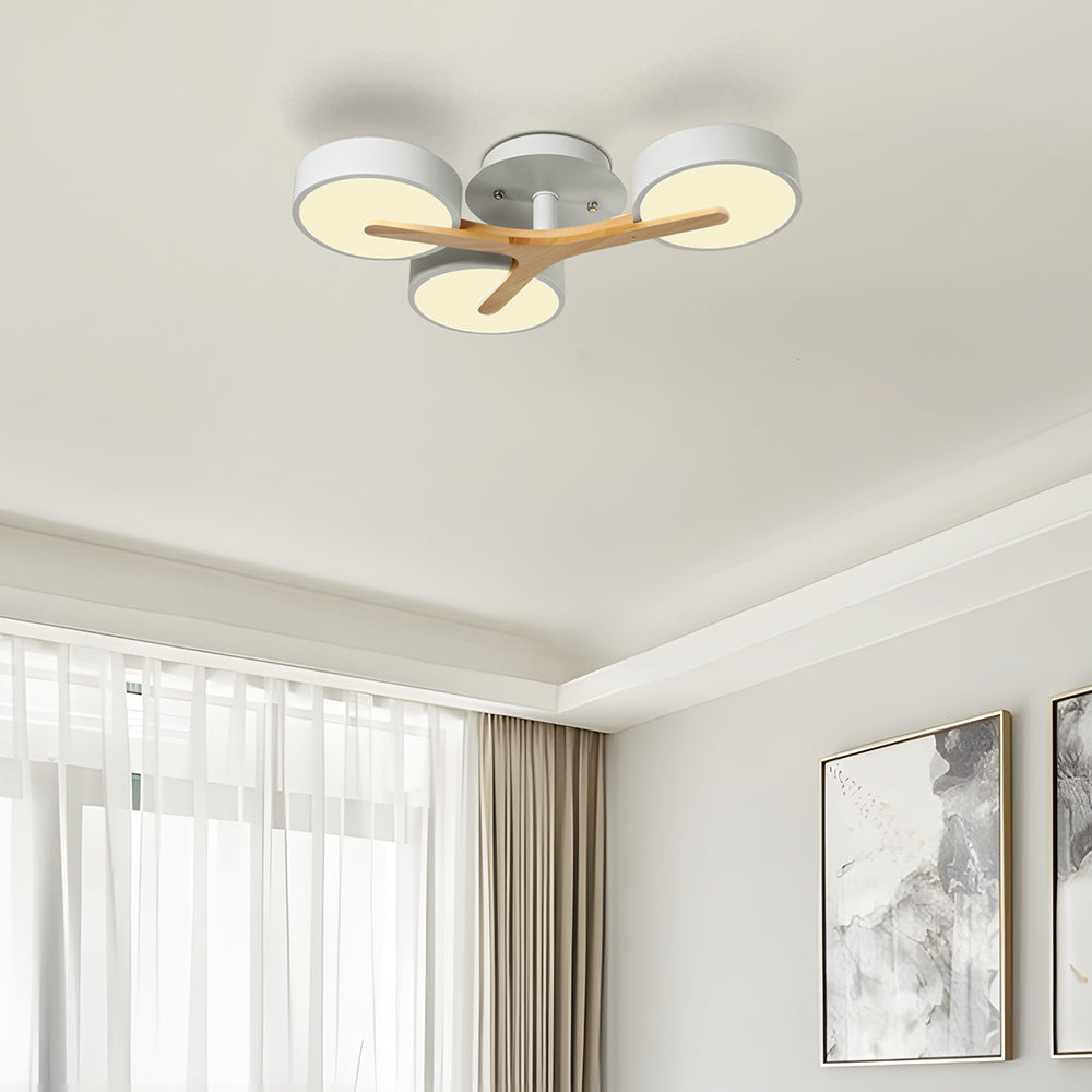 Lámpara de Techo LED de Acrílico Moderno y Elegante para Sala de Estar 9