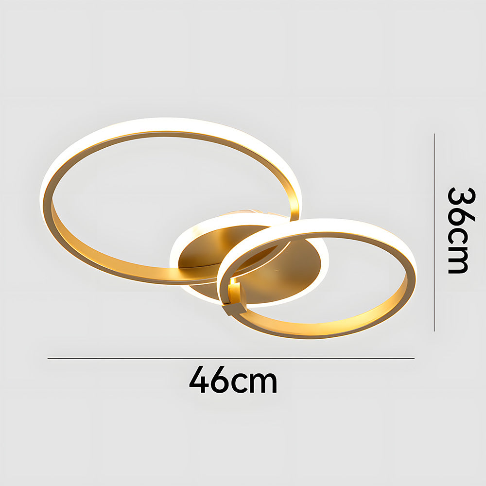 Lámpara de Techo LED de Diseño Moderno para Sala de Estar, Multi-head, 33/48W 5