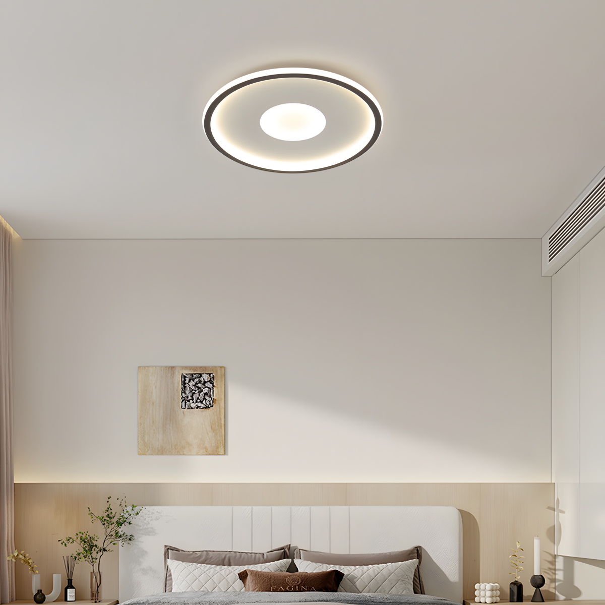 Lámpara de Techo LED de Hierro Minimalista para Sala de Estar – Diseño Elegante y Eficiente 3