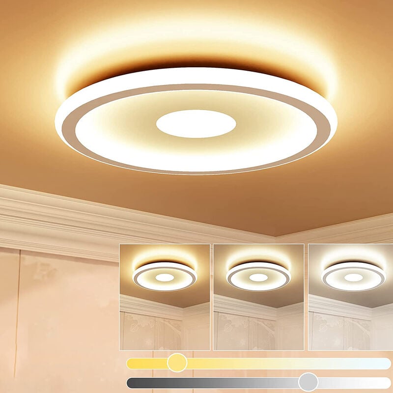 Lámpara de Techo LED de Hierro Minimalista para Sala de Estar – Diseño Elegante y Eficiente 8