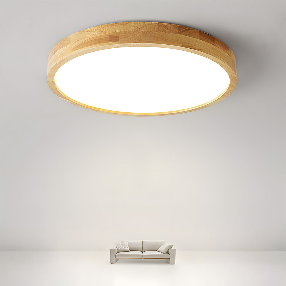 Lámpara de Techo LED de Madera Elegante y Eficiente - Diseño Moderno para Interiores, Varios Tamaños disponibles 8