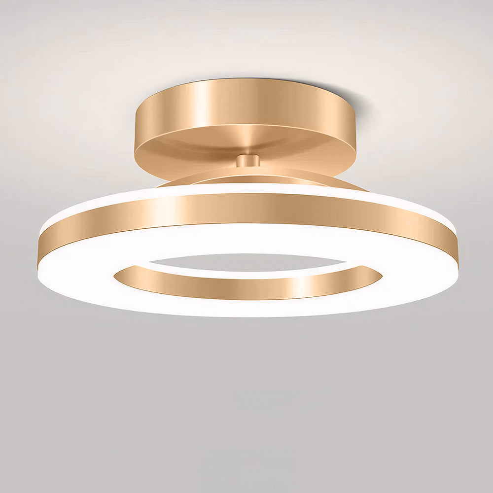 Lámpara de Techo LED en Oro para Sala de Estar – Iluminación Moderna y Elegante 0