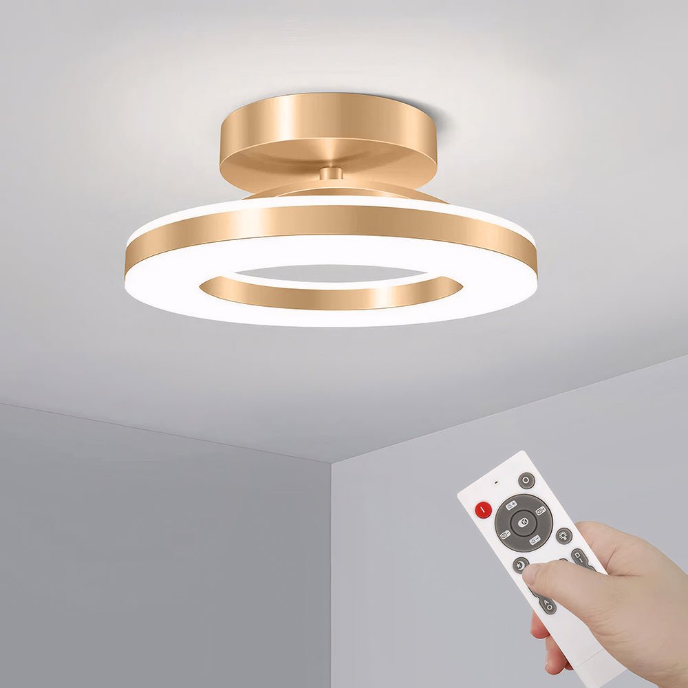 Lámpara de Techo LED en Oro para Sala de Estar – Iluminación Moderna y Elegante 3