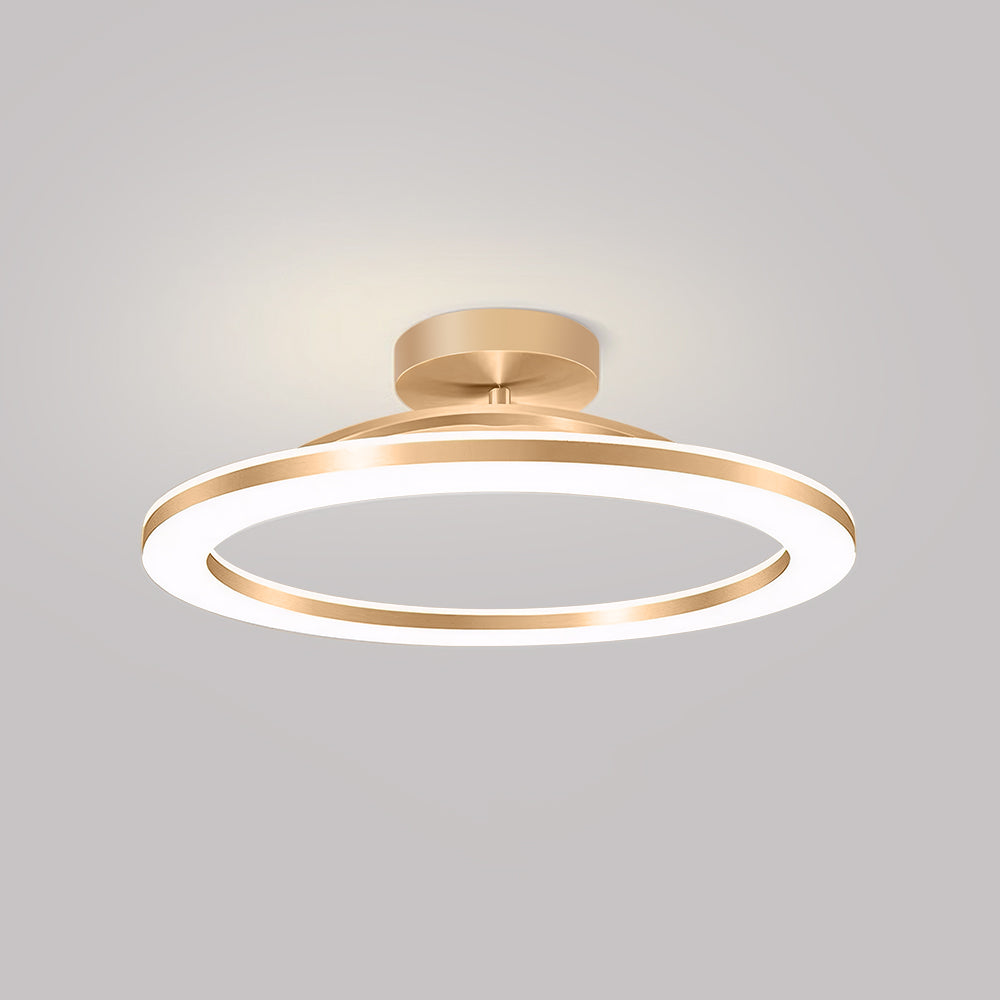 Lámpara de Techo LED en Oro para Sala de Estar – Iluminación Moderna y Elegante 9