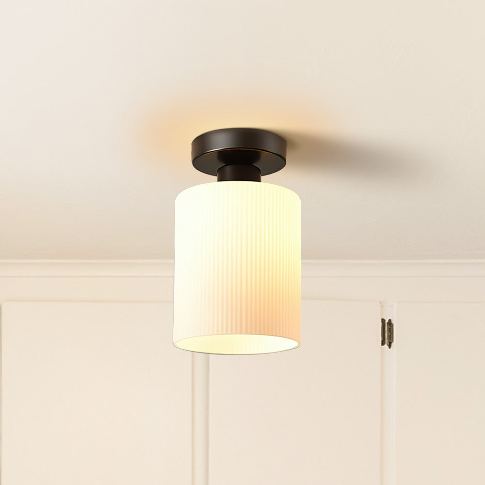Lámpara de Techo Mini de Vidrio Dorada para Pasillo – Diseño Elegante y Sofisticado 3