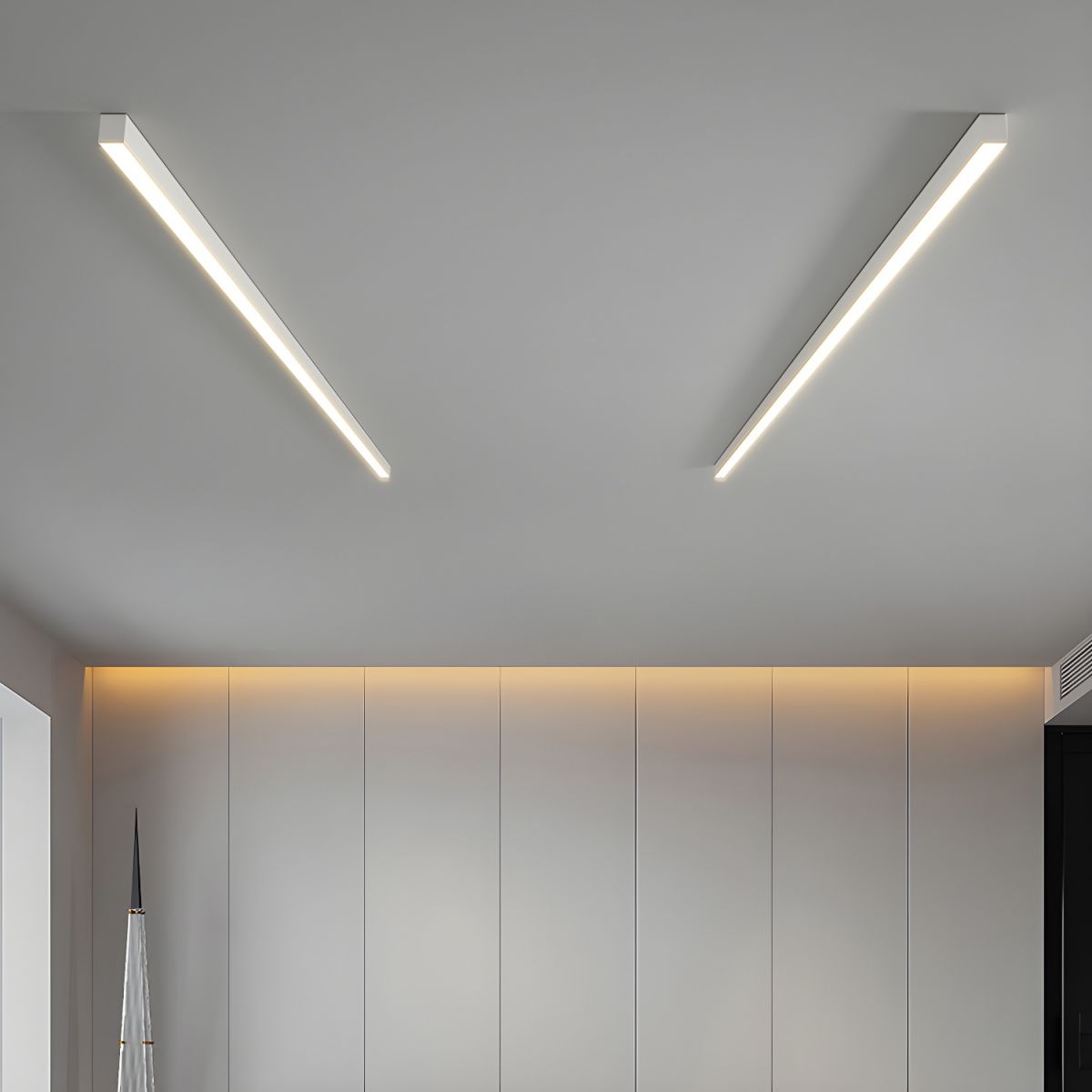 Lámpara de Techo Minimalista de Tira Larga, Eficiente Energéticamente para Salas y Cocinas 3
